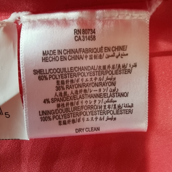 BCBGMaxAzria Anouk Coral Sheath Dress - Sz 6 - Picture 9 of 10